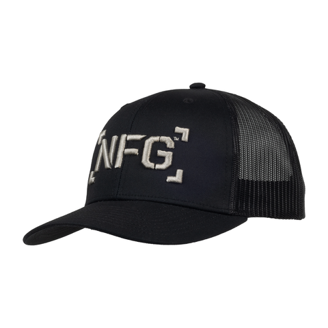 3D Embroidered Logo Snapback – Black with NFG logo on front